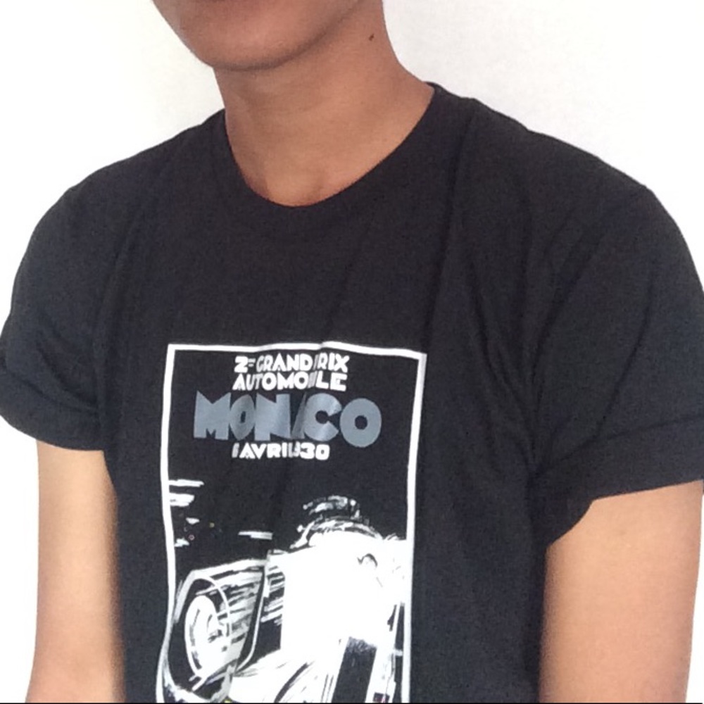 Vintage Monaco Print T-Shirt